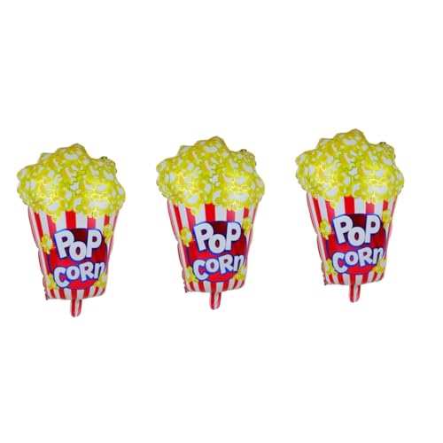 KITANDOVE 15 Stk Luftballons Aus Aluminiumfolie Metallische Luftballons Dekorative Luftballons Party-maisballons Popcorn-karnevalsballons Folienballon Kinder Popcorn-ballons von KITANDOVE