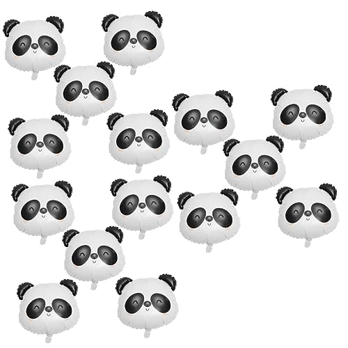 KITANDOVE 15 Stk Panda-Ballon dekorativer Partyballon Partyzubehör für Tiere exquisite Ballondekore tierluftballone tier luftballons Panda-Partyzubehör Ballondekoration Aluminiumfolie von KITANDOVE