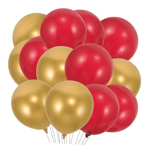 KITANDOVE 150 Stück Elegante Latexballons Rot Und Stilvolle Hochzeits Und Valentinstagsdekoration Für Partys Und Heimfeste Perfektes Partyzubehör Für Festliche Anlässe von KITANDOVE