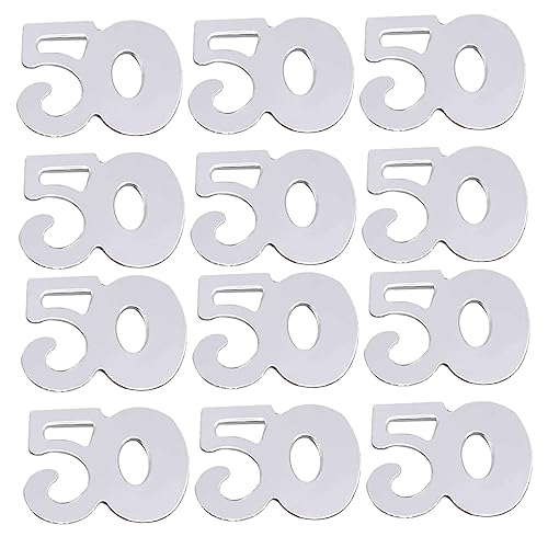 KITANDOVE 1800 Stück Party Konfetti bunt komfetti party supplies retivtive Tischkonfetti Dekorationen für Fotoalben Pailletten Konfetti tisch dekoratives konfetti Silver von KITANDOVE