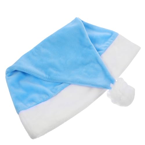 KITANDOVE 1Stk Weihnachtsmütze kinderkleidung kleidung kinder weihnachtliche kleinigkeiten weinachts weihachtsgeschenk Herrenmütze Weihnachtsmannmützen für Erwachsene Hüte Blue von KITANDOVE