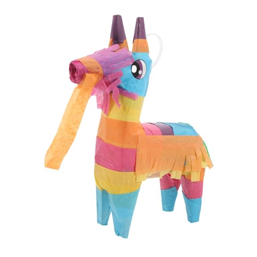 KITANDOVE 1stk Piñata Türdekoration Outdoor-spielsets Außerhalb Von Kleinkindspielzeug Süßigkeitenspielzeug Mini-pinata Weihnachten Pinata-spiel Krippenspielzeug Für Kinder Colorful Papier von KITANDOVE