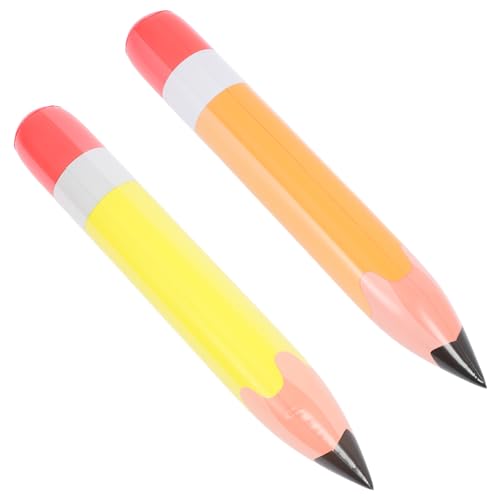 KITANDOVE 2 Stück Aufblasbare Bleistift Ballons Bleistift Aufblasbares Hohe Aufblasbare Buntstifte Lustiger Großer Bleistift Aufblasbare Buntstifte Neuartiger Bleistift Großer von KITANDOVE