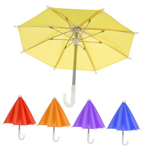 KITANDOVE 25 Stk Mini Regenschirm Spielzeug Miniaturschirm Mini-Puppen Puppenregenschirm DIY-Malgeschenke kinderregenschirm kinder regenschirm Minispielzeug für Kinder Mini-Regenschirm-Dekor von KITANDOVE