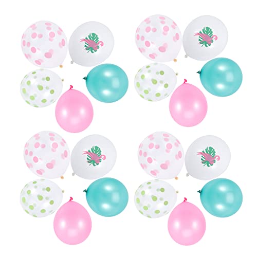 KITANDOVE 30St Ballon mottoparty hawaii balloons party accessoires balongas Party Dekoration Set hawaiianische Hawaii-Dekor Fotografie-Requisiten Party-Layout-Requisiten Emulsion von KITANDOVE