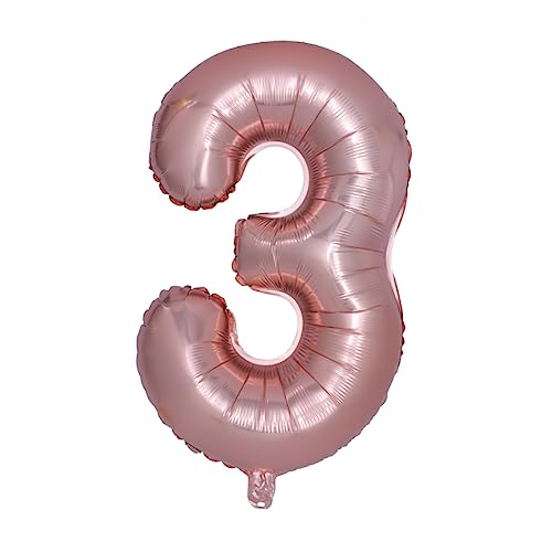 KITANDOVE 32 Zahlenballons hochzeitsdeko große luftballons balongas Jumbo Ballons ballonie hochzeitsdeco balloons Partyballons Foto-Requisiten Hochzeitsballon Dekorative Luftballons Golden von KITANDOVE