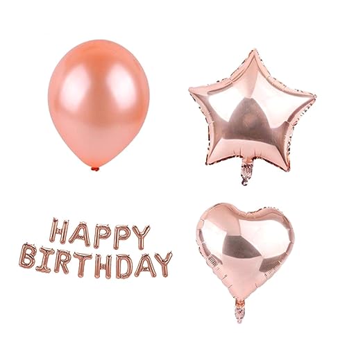 KITANDOVE 37 Stück Roségold Geburtstagsballons Set 18 Jahre Alt Deko Mit Naturlatex Und Aluminiumfolie Pailletten Luftballons Für Stilvolle Geburtstagsfeier Und Jubiläumsfeier von KITANDOVE