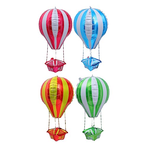 KITANDOVE 4 Stück Ballon raumdeko balloons balongas luftbalons luftbalondeko aufblasbares Spielzeug aufblasbare Party-Requisiten Aluminiumfolie von KITANDOVE