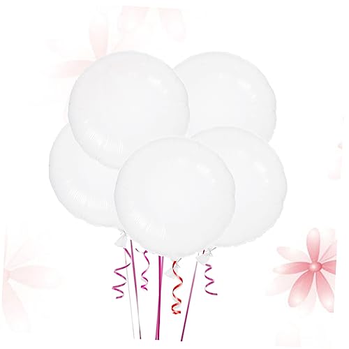 KITANDOVE 5 Stück 24 Klare Konfetti Luftballons Klare Luftballons Party Ballon Konfetti Luftballons Kit Ballon Für Party Weiß von KITANDOVE