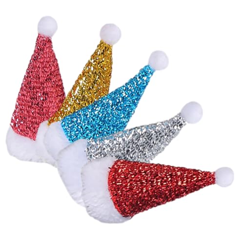 KITANDOVE 5er Set Weihnachtsmützen Für Besteck Miniature Santa Hat Für Gabeln Messer Und öffel Festliche Tischdekoration Für Weihnachten Lollipop Santa Cap Für von KITANDOVE