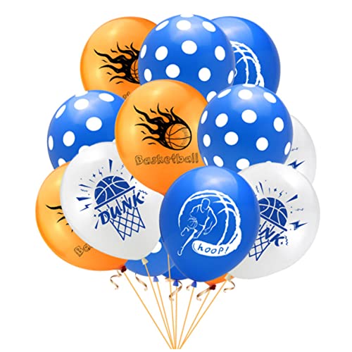 KITANDOVE 50 Stück Party-basketball-ballons Sportballon-kit Sportballons Fußballballons Basketball-dekor Dekorationen Für Sportpartys Ballon Zum Thema Basketball Orange von KITANDOVE