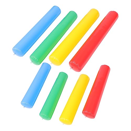 KITANDOVE 8st Aufblasbarer Pvc-stick Aufblasbarer Anfeuerungsstab Aufblasbare Krachmacher Spielzeug Aufheitern Kinderspielzeug Aufblasbarer Geräuscherzeuger Stöcke Aufblasen Ballonstäbchen von KITANDOVE