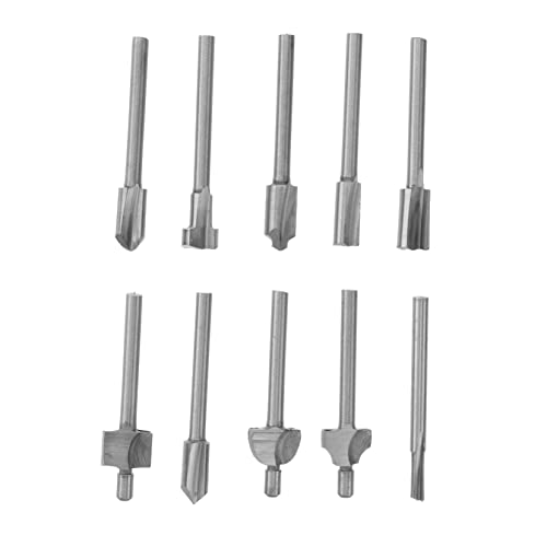 KITANDOVE HSS Fräser Für Elektrowerkzeuge Hochgeschwindigkeitsstahl Router Bits Set Für Präzises Fräsen Und Schleifen Ideal Für Und Metallbearbeitung von KITANDOVE