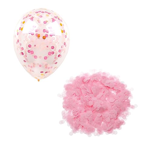 KITANDOVE Hochzeitskonfetti Konfetti aus Papier glitzerndes Konfetti runder tisch konfetti Konfetti-Punkte aus Papier hochzeit dekoration ballons Ballon Konfetti Geburtstag Konfetti Rosa von KITANDOVE