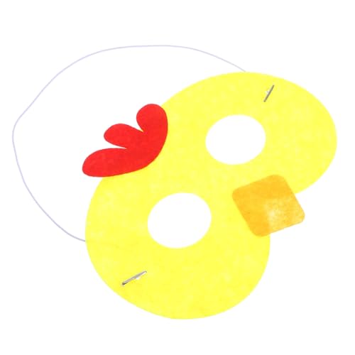 KITANDOVE Party-Maske masken für lustige masken Masken Fasching Masken Ostern Masken Tiergesichtsbedeckung Halloween-Partymaske tierische Maske Kostüm Maske Filzstoff Yellow von KITANDOVE