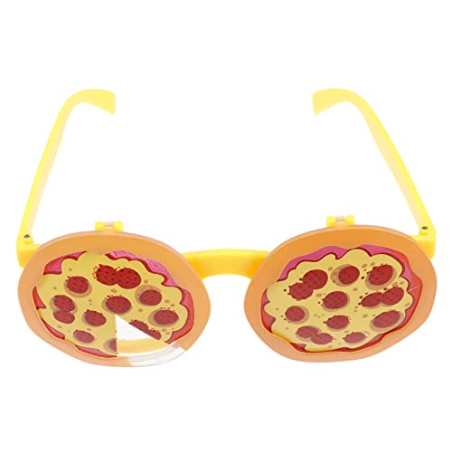 KITANDOVE Pizzagläser Cosplay-brille Lustige Sonnenbrille Für Erwachsene Interessante Brillenstütze Spaßbrille Für Party Kaleidoskopbrille Flippige Kaleidoskop-brille Partyzubehör Abs von KITANDOVE