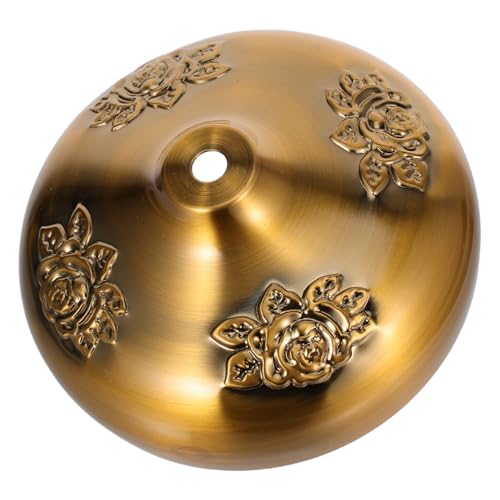 KITANDOVE Vintage Gold Lampenbasis mit Rosenmuster Stabiler Runder Lampenständer Metall für Tischlampen Schlafzimmern Wohnzimmern und Studien Eleganter Dekorativer Lampenfuß mit KITANDOVE Vintage Gold Lampenbasis mit Rosenmuster Stabiler Runder Lampenständer Metall für Tischlampen Schlafzimmern Wohnzimmern und Studien Eleganter Dekorativer Lampenfuß mit von KITANDOVE