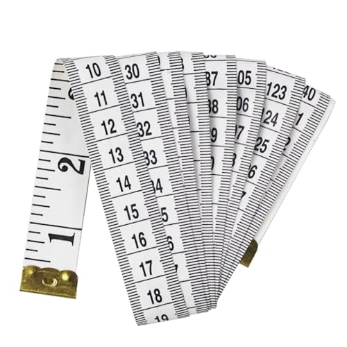 KIXZSAZ Maßband zum Nähen, 300 cm, klare Skala, Körpermaß, Markierungslineal, metrisch, aufrollbar, tragbares Brust-Zentimetermessgerät, Schwarz KIXZSAZ Maßband zum Nähen, 300 cm, klare Skala, Körpermaß, Markierungslineal, metrisch, aufrollbar, tragbares Brust-Zentimetermessgerät, Schwarz von KIXZSAZ