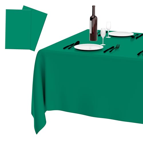 Einweg Tischdecke,Tischdecke Grün,Weihnachten Einwegtischdecken,Tischdecke Papier,Biertisch Tischdecke,PVC Tischdecke Transparent,Tischdecke Papier,Plastiktischdecke,Plastik Tischdecken Grün von KIYFXA