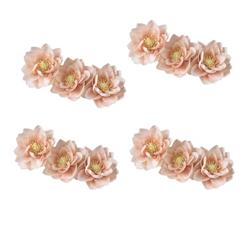 Elegante Blumen Vorhang Raffhalter Vorhang Krawatte Vorhanghalter Für Heimdekoration 4-teiliges Set von KJDKNC