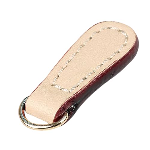 KJDKNC 2 Teile/Satz Stilvolle Reißverschlüsse Pull Strap PU Leder Reißverschlüsse Puller Reißverschlüsse Anhänger Für Boot Tasche Geldbörse Handtasche Ersatz von KJDKNC