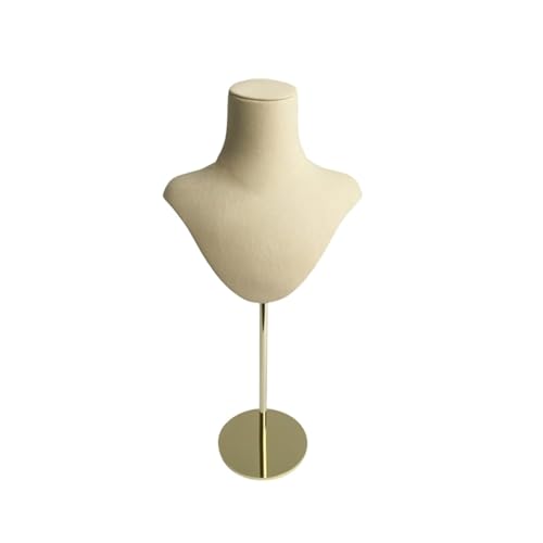 KJDKNC Dünne Kette Halskette Display Stand Porträt Modell Hals Anhänger Mannequin Geformt Schmuck Lagerung Rack Für Frauen Mädchen von KJDKNC