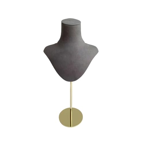 KJDKNC Dünne Kette Halskette Display Stand Porträt Modell Hals Anhänger Mannequin Geformt Schmuck Lagerung Rack Für Frauen Mädchen von KJDKNC