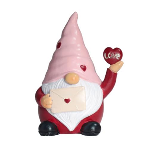 KJDKNC Valentine Elfen Statue Ornament Harz Mittelstücke Weihnachtsdekoration Für Home Office Handgemachte Paar Geschenk von KJDKNC