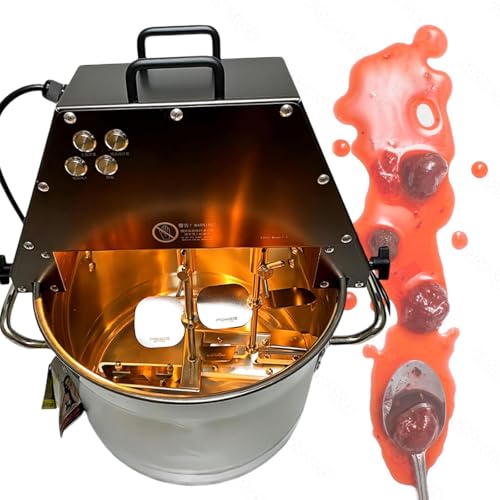 KJHYYPP Edelstahlmixer, automatische Maschine zur Herstellung von Lebensmittelfüllungen, Topfmixer, kommerzielle Füllmaschine für Marmelade, Salatdressing, Ketchup, 220 V (220V) von KJHYYPP