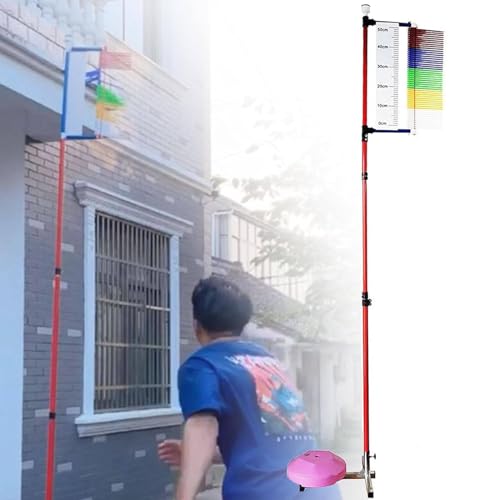 KJWHHOZ Vertical Challenger, Vertical Jump Tester, 1,3-3,6 m verstellbar, Vertical Jump Trainingsgerät, Schulsporthalle, Heim-Stehtraining von KJWHHOZ