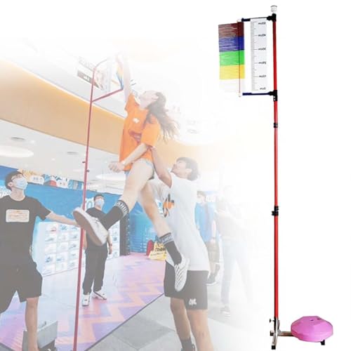 KJWHHOZ Vertikaler Sprungtester, 1,3–3,6 m verstellbar, vertikale Sprung-Trainingsausrüstung, Schule, Fitnessstudio, Heim-Stehsprung-Messgerät von KJWHHOZ