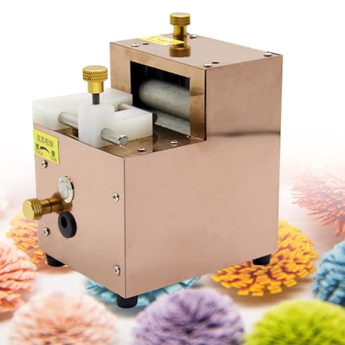 KJZQXYX DIY elektrische Papier-Quilling-Maschine, Fringer-Schneidemaschine, Papierkunst-Quasten-Rollwerkzeug, wiederaufladbare DIY-Quilling-Quasten-Schneidemaschine (Rosegold) von KJZQXYX
