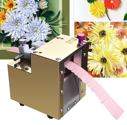 KJZQXYX DIY elektrische Papier-Quilling-Maschine – Papierkunst-Quastenmaschine, handgefertigte Farbpapier-Schneidemaschine, Papierblumen-Herstellungswerkzeuge von KJZQXYX