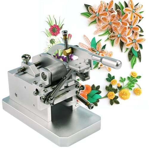 KJZQXYX DIY manuelle Papier-Quilling-Maschine, Papierschneide-Quastenmaschine, Papierkunst-Quasten-Papierrollmaschine, verstellbare Länge und Breite (B) von KJZQXYX