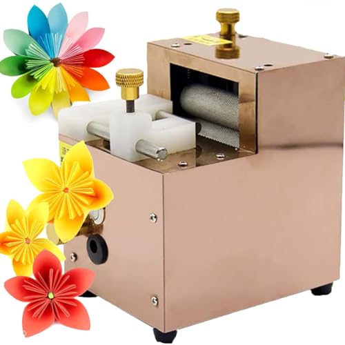 KJZQXYX Elektrische Papier-Quilling-Maschine, Papier-Quilling-Maschine, Papier-Kunst-Quastenmaschine, DIY-Farbpapier-Schneide-Rollenmaschine, Papierblumen-Herstellungswerkzeuge (RoseGold) von KJZQXYX