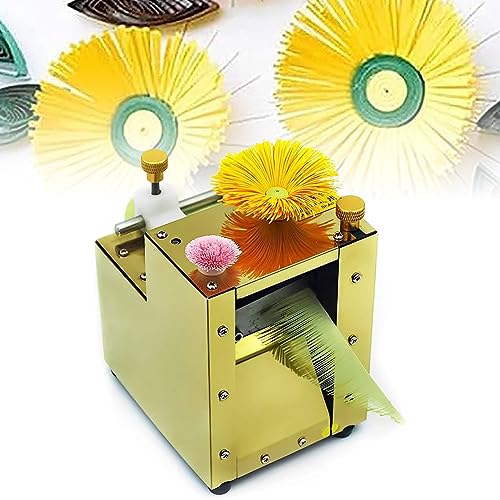 KJZQXYX Elektrische Papier-Quilling-Maschine, wiederaufladbare DIY-Quilling-Quastenschneidemaschine, verstellbare Quastentiefe und -breite von KJZQXYX
