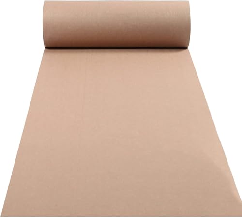 KJoBDwz Hochzeits-Gangläufer, Party-Dekorationsmatte for drinnen und draußen, Einweg-Teppich for Bankett-Hintergründe Dekorativer Teppich(Beige,1.5x10m) von KJoBDwz