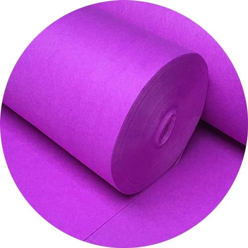 KJoBDwz Hochzeitszubehör, Zeremonie, Gangläufer, Einweg-Bodenteppich aus Polyester, violett, for Ausstellungen und Veranstaltungen, Dicke 2 mm Dekorativer Teppich(1.2x10m) von KJoBDwz