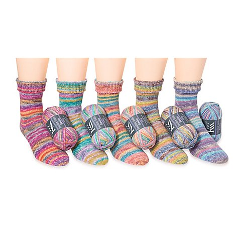 KKK Sockenwolle Sensitive Socks Bamboo "Pastell" – für Wollallergiker von KKK