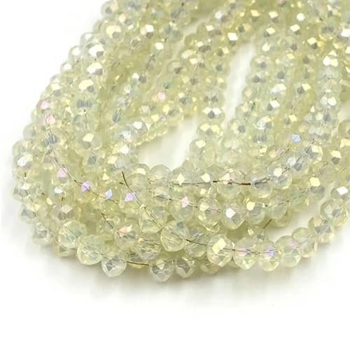 2 3 4 6 8 mm Kristallperlen, Rondelle, lose Abstandshalter, Glasperlen zur Schmuckherstellung, DIY-Halsband-Zubehör, 197, 2 mm von KKOGF