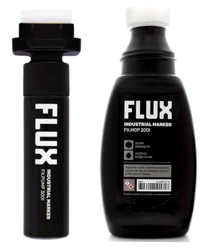 KLAMOTTEN STORE Flux Blackout - Oldschool Marker in Schuhcreme Optik - FX.MOP 200 - permanent schwarz von KLAMOTTEN STORE