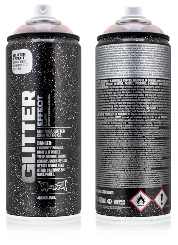 Montana Glitzer Spray 400ml Glitter Effekt Sprühlack - Dusty Gold von KLAMOTTEN STORE