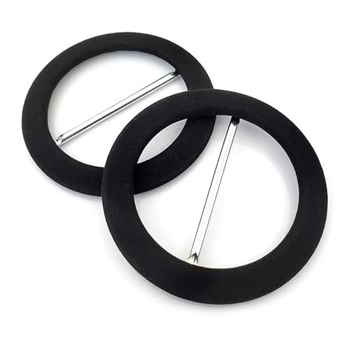 KLDGQ Gürtelschnallen-Set, rund, 35–50 mm, mit Stoff überzogen, Schiebeschnallen zum Selbernähen und Basteln, Ersatzverschluss für Windjacken KLDGQ Gürtelschnallen-Set, rund, 35–50 mm, mit Stoff überzogen, Schiebeschnallen zum Selbernähen und Basteln, Ersatzverschluss für Windjacken von KLDGQ