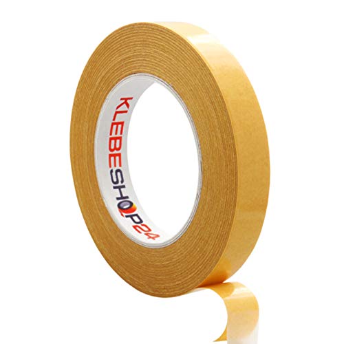 KLEBEBAND DOPPELSEITIG | EINSEITIG ABLÖSBAR | Aus transparentem PE / 6 mm x 50 m von KLEBESHOP24