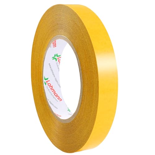 KLEBESHOP24 Lohmann Duplocoll 3702 | Doppelseitiges Montageklebeband | Breite wählbar | 50 m auf Rolle | Stark & permanent klebend | Transparent | Klebeband aus PE / 15 mm x 50 m von KLEBESHOP24