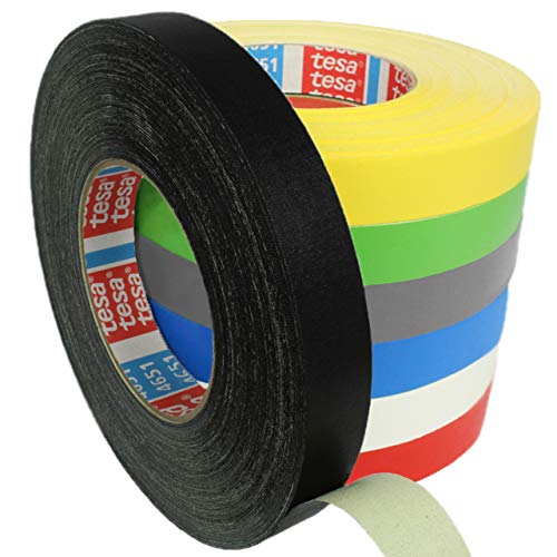 tesa 4651 Premium Klebeband schwarz von KLEBESHOP24