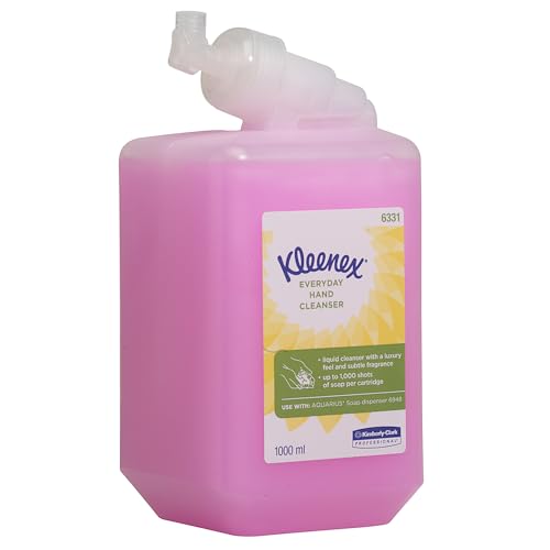 Kleenex Handseife für die tägliche Verwendung 6331, rosa, 1 x 1 l (1 l gesamt) von KLEENEX