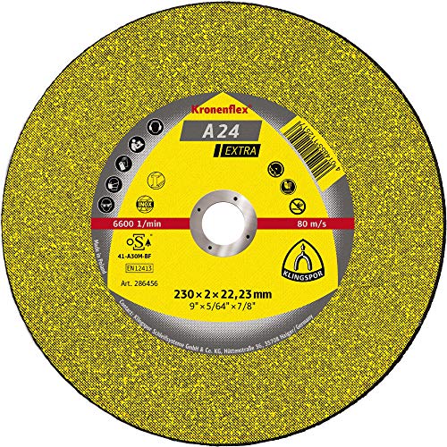25 x Klingspor A 24 EX Trennscheiben, 125 x 3,2 x 22,23 mm gekröpft 25 x Klingspor A 24 EX Trennscheiben, 125 x 3,2 x 22,23 mm gekröpft von KLINGSPOR