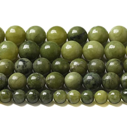 4 mm, 88 Stück Naturstein-Perlen aus chinesischer grüner Jade, lose Perlen für Schmuckherstellung, DIY, Armband, Halskette, 1 Strang 4 mm, 88 Stück Naturstein-Perlen aus chinesischer grüner Jade, lose Perlen für Schmuckherstellung, DIY, Armband, Halskette, 1 Strang von KLIYBGTHIJTP