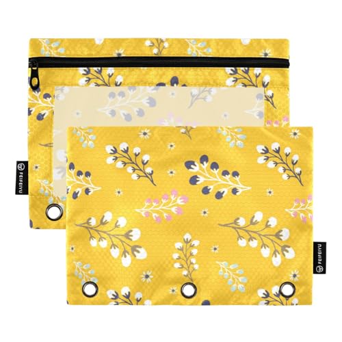 Flower_Clipart_by_nedti_5 Bindertaschen 3 Locher Binder Ordner für Ringe Binder Ordner mit Wasserdicht für Studenten Schreibwaren Versorgung von KLL